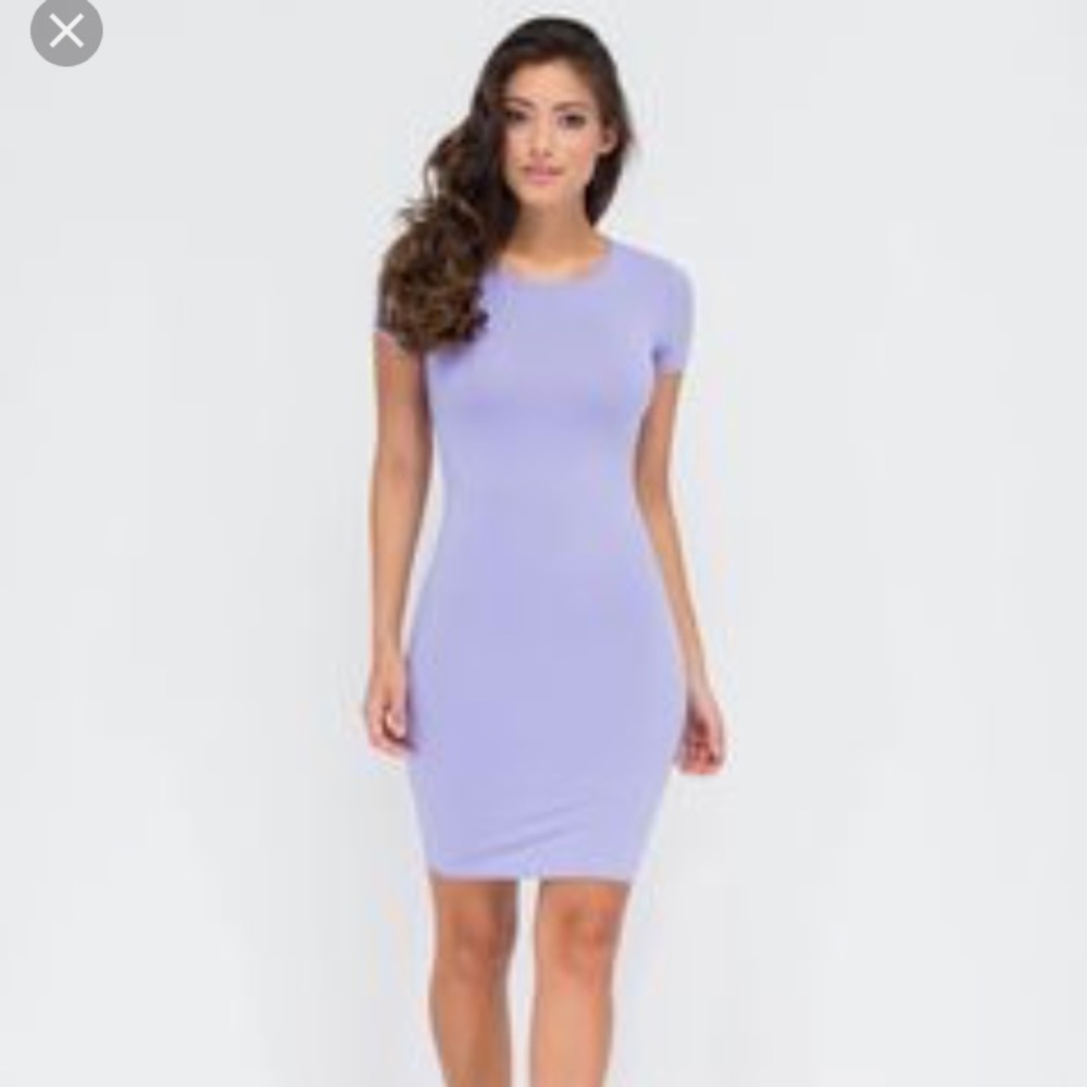 Lilac t shirt dress